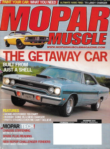 MOPAR MUSCLE 2006 DEC - LANDY'S CHARGER, RARE HEMIS